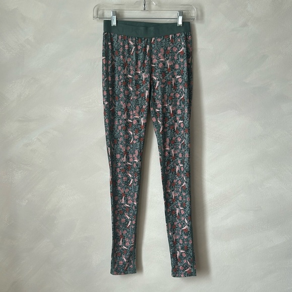 Kari Traa Fryd baselayer leggings size small Murk Green - Picture 3 of 7